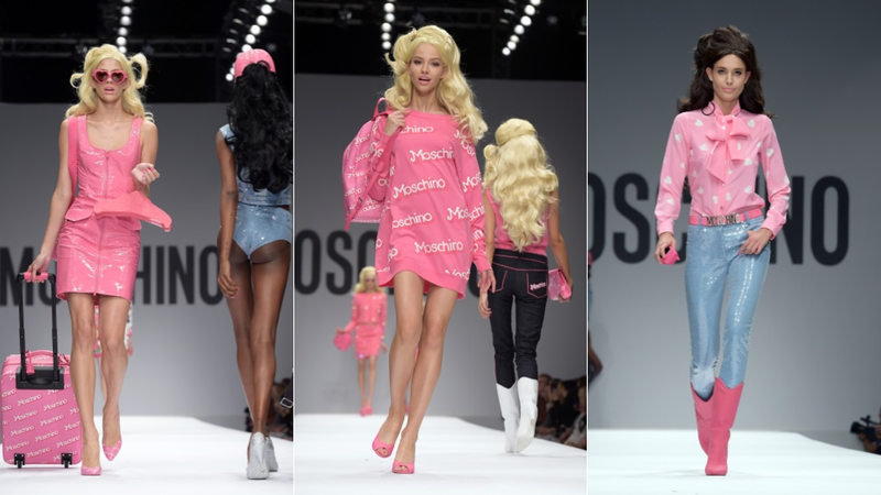 Illustration for article titled Moschino's Spring Collection: An Entire Barbie Dream-Wardrobe
